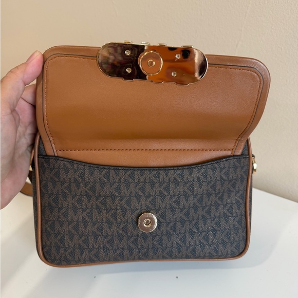 Michael Kors Parker Medium Logo Crossbody Bag - Picture 8 of 15